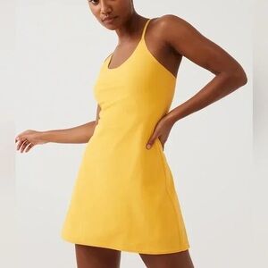 Outdoor Voices The Exercise Mini Dress in Mango
